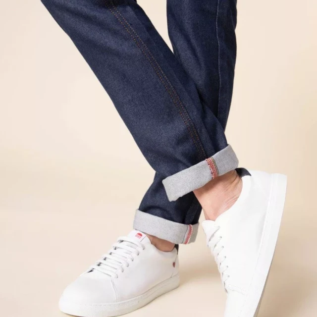 1083 - JEANS DROIT 201N  100 % coton bio denimoriginal bleu