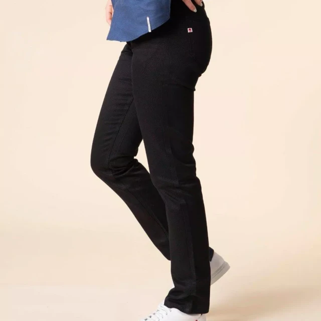 1083 - JEANS DROIT 201N coton bio denimoriginal uni noir