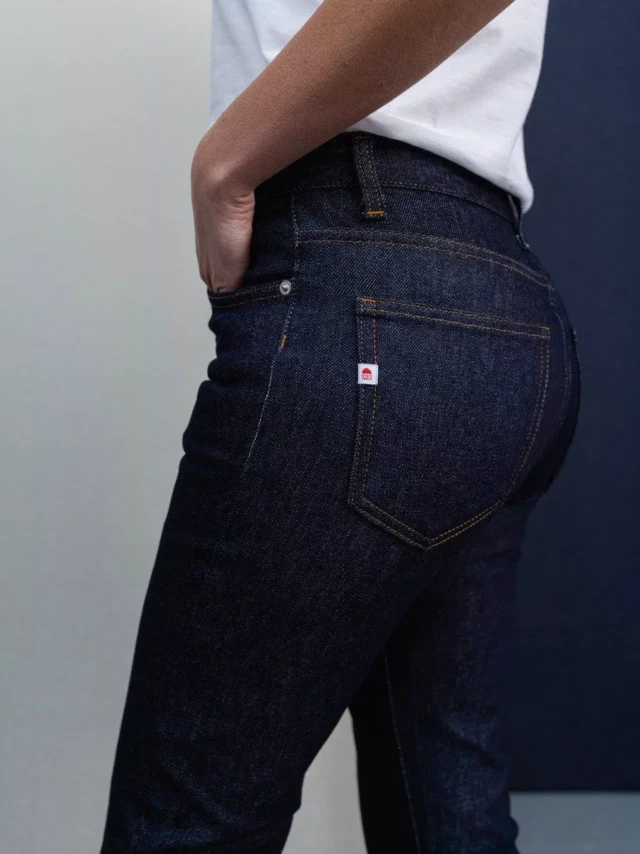 1083 - JEANS BOOTCUT 202N EVASE coton bio superdenim flex indigo brut