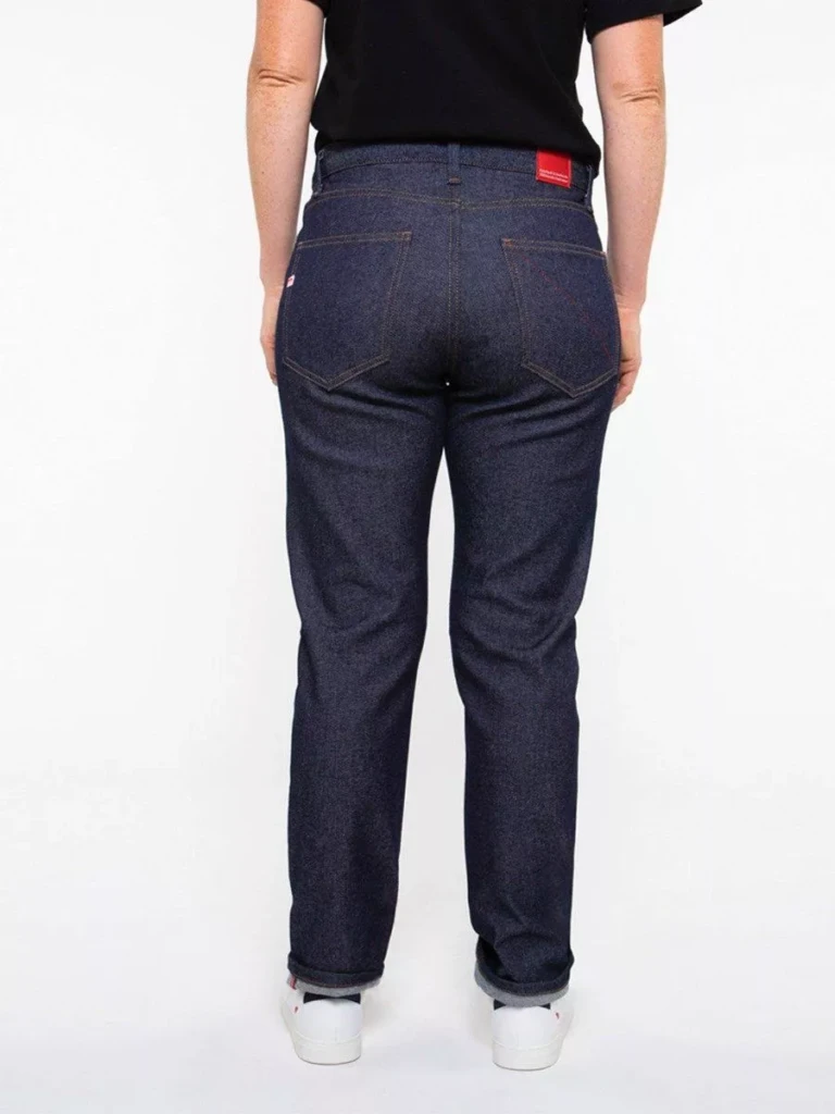 1083 - JEANS AJUSTE 205N ATHLETIQUE  coton bio superdenim flex indigo brut
