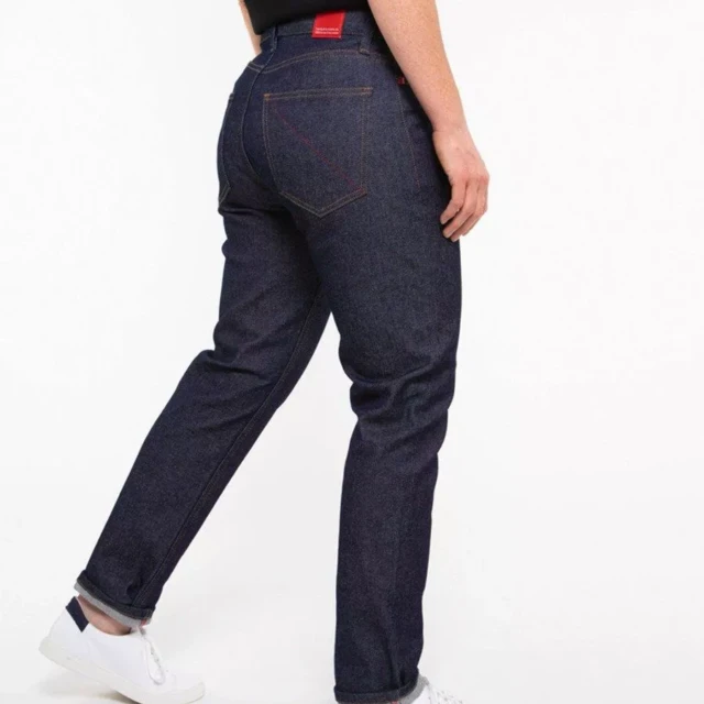 1083 - JEANS AJUSTE 205N ATHLETIQUE  coton bio superdenim flex indigo brut