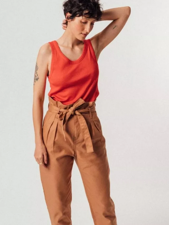 1083 - Pantalon noue carotte 209h