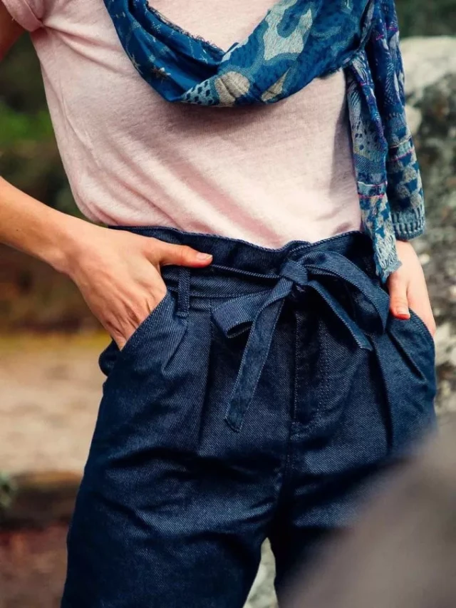 1083 - Pantalon noue carotte 209h