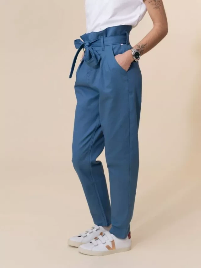 1083 - Pantalon noue carotte 209h