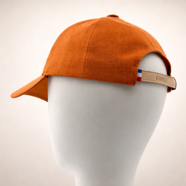 Headoniste - Casquette Lino orange