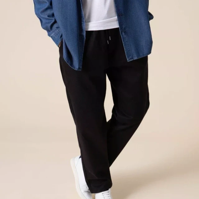 1083 - JOGGJEANS CAROTTE 222N coton bio filidenim flex uni noir