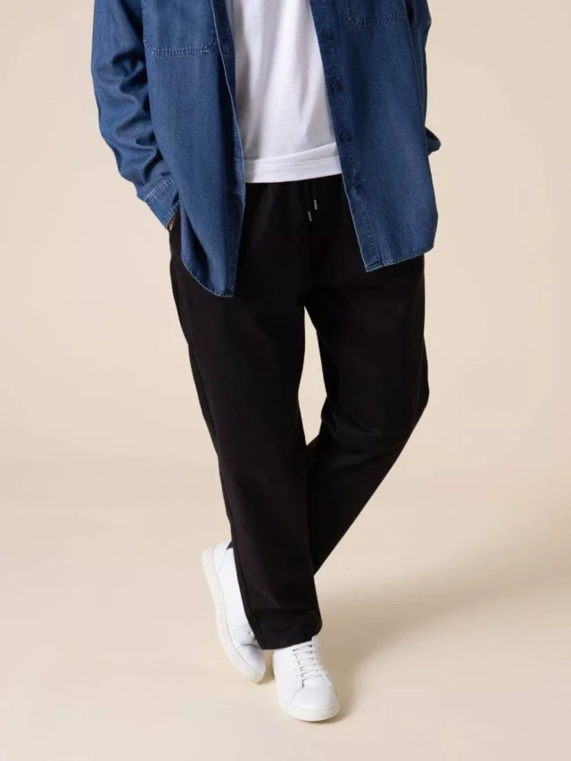 1083 - JOGGJEANS CAROTTE 222N coton bio filidenim flex uni noir