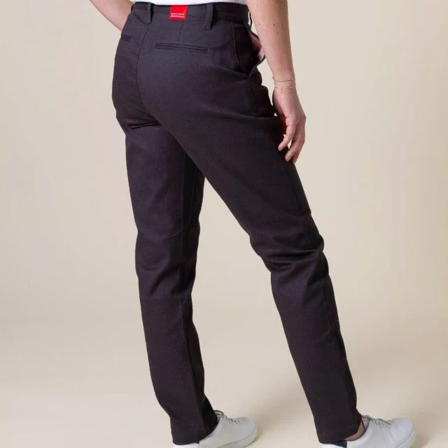 1083 - CHINO AJUSTE 263N coton bio filidenim flex uni anthracite Femme