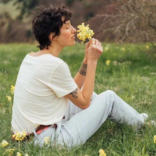 1083 - CHINO AJUSTE 263N coton bio filidenim flex uni bleu glacier Femme