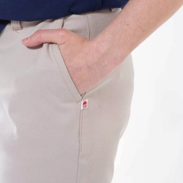 1083 - CHINO AJUSTE 263N coton bio filidenim flex uni beige Femme