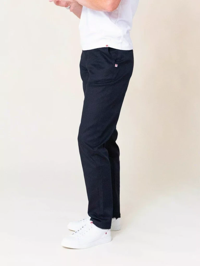 1083 - CHINO AJUSTE 263N noir coton bio filidenim flex Femme