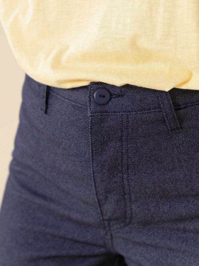 1083 - JEANS DROIT 281H INFINI taille haute recycle superdenim bleu Femme