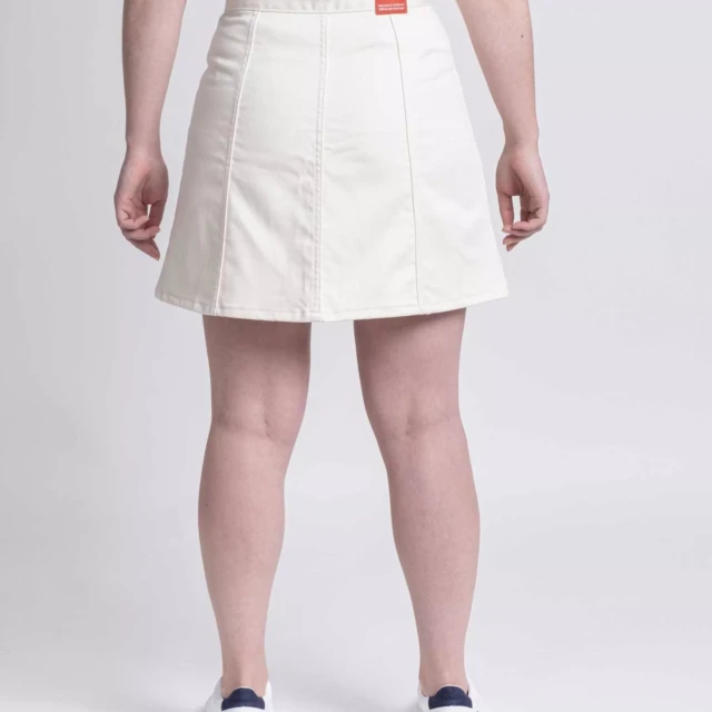 1083 - JUPE ECRU TRAPEZE 292H coton bio denimoriginal