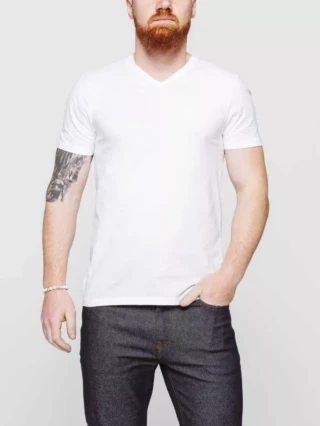 1083 - T-shirt col v 301 uni