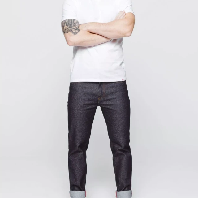 1083 - T-SHIRT COL V 301 UNI coton bio blanc Homme