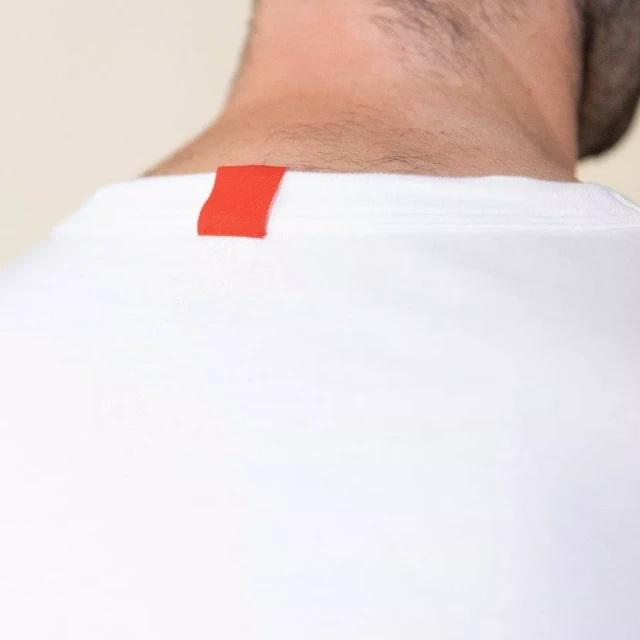 1083 - T-SHIRT MANCHES LONGUES DROIT 305 UNI coton bio blanc Homme