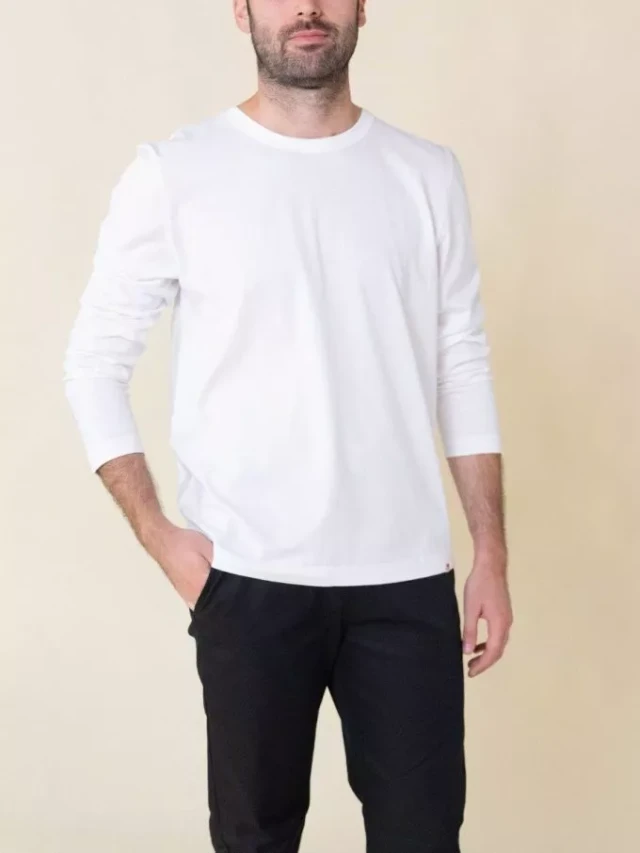 1083 - T-shirt manches longues droit 305 uni