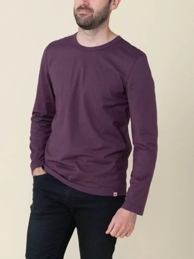 1083 - T-shirt manches longues droit 305 uni