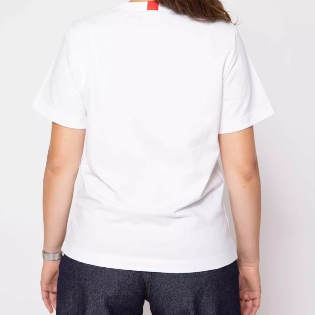 1083 - T-SHIRT DROIT 404 UNI coton bio blanc Femme