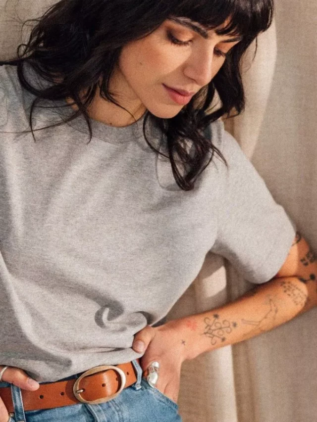 1083 - T-shirt droit 404 uni