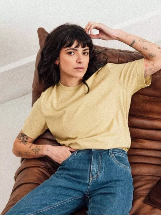 1083 - T-shirt droit 404 uni