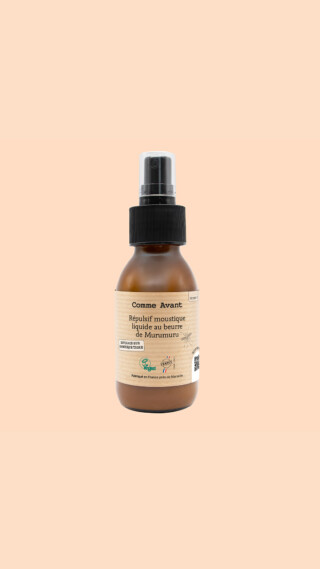 Répulsif Anti-Moustique Liquide Naturel 90ml – Efficace contre Moustique Tigre – au Beurre de Murumuru par la marque Comme Avant Comme Avant - Répulsif Anti-Moustique Liquide Naturel 90ml – Efficace contre Moustique Tigre – au Beurre de Murumuru