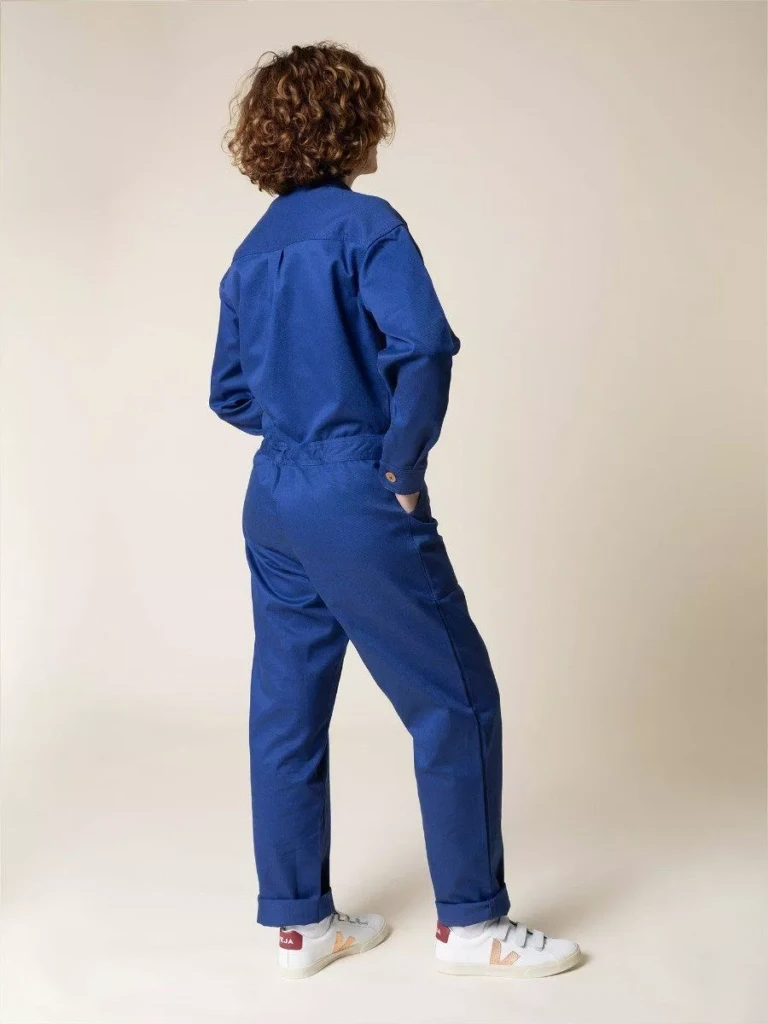 1083 - COMBINAISON BLEU OUVRIER 570 coton bio denimoriginal uni Femme