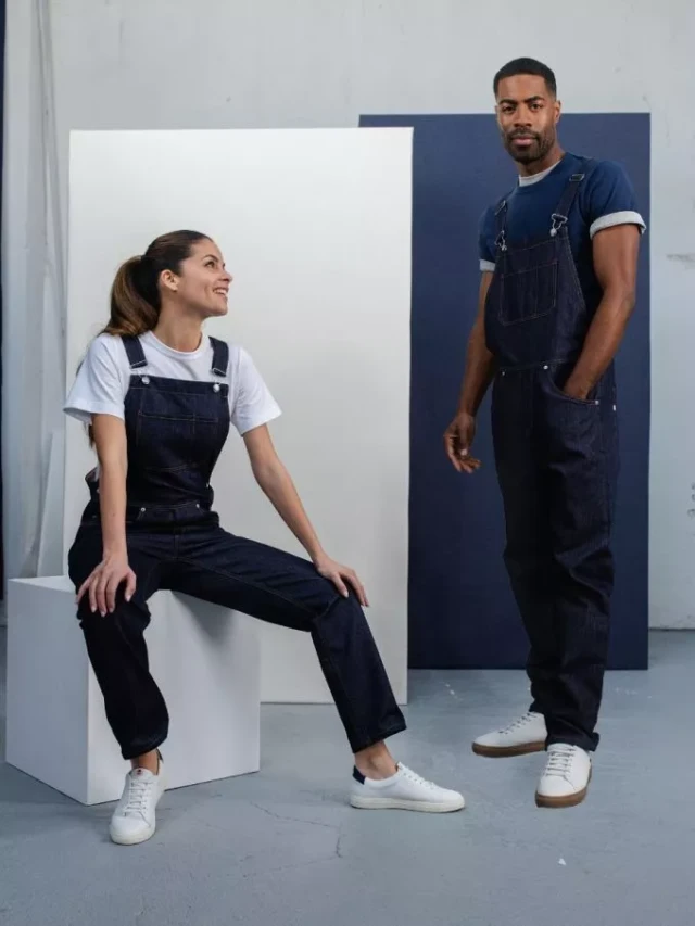 1083 - Salopette  jeans 571 100 %