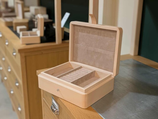 Manufacture Jacquemin - Coffret casier à bijoux en érable grand modèle