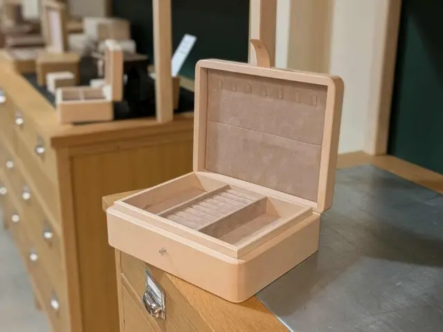 Manufacture Jacquemin - Coffret casier à bijoux en érable grand modèle