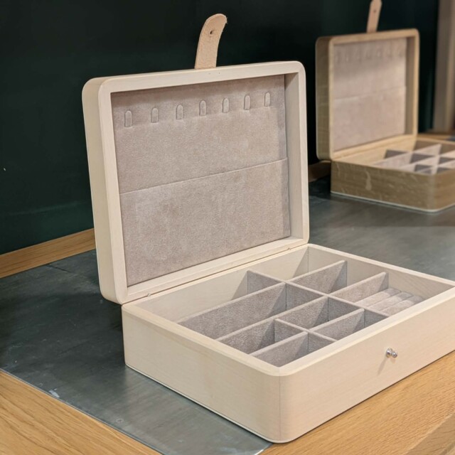 Manufacture Jacquemin - Coffret à bijoux en érable grand modèle