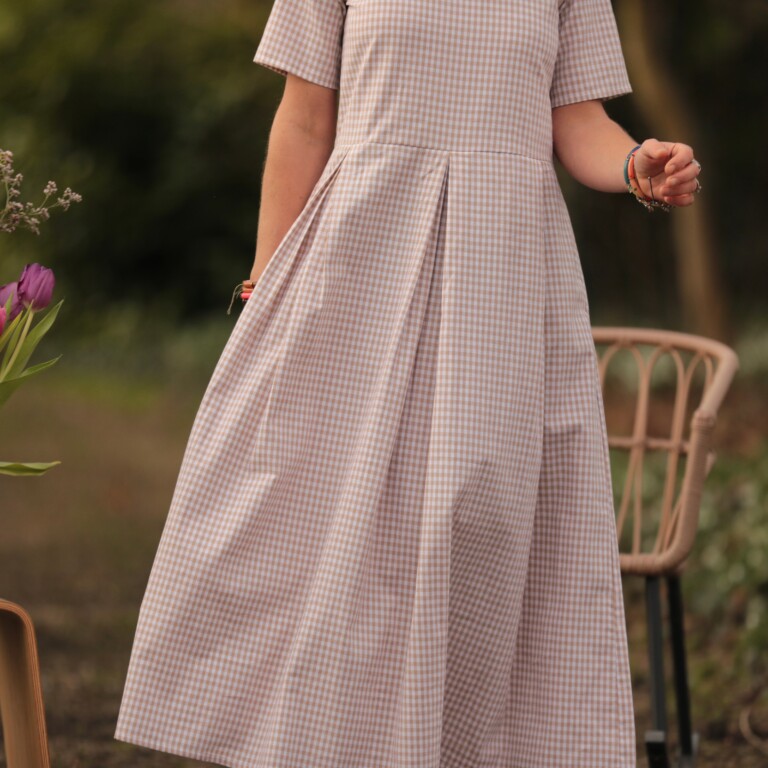 Meta SS25 - Robe Louisa - Vichy ficelle – XXL