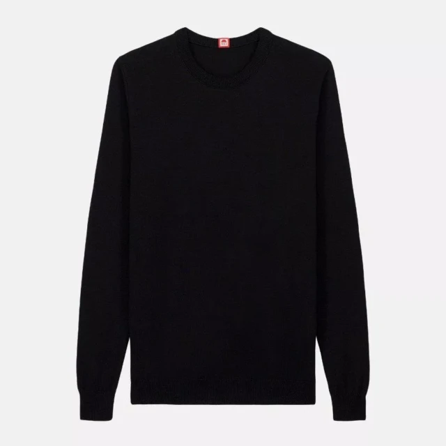 1083 - PULL 701 ESSENTIEL coton bio noir