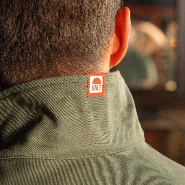 1083 - VESTE DE TRAVAIL 703 droite coton bio superdenim kaki