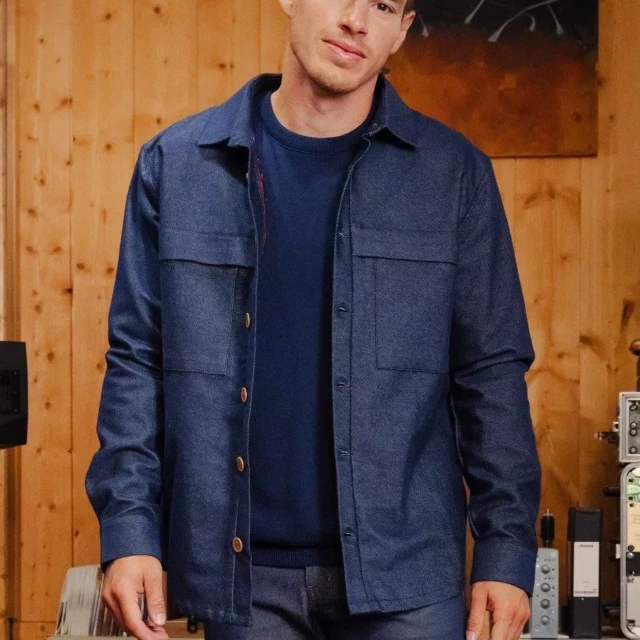 1083 - SURCHEMISE 721 DENIMORIGINAL coton bio bleu