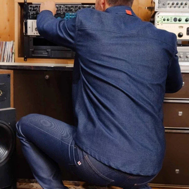 1083 - SURCHEMISE 721 DENIMORIGINAL coton bio bleu