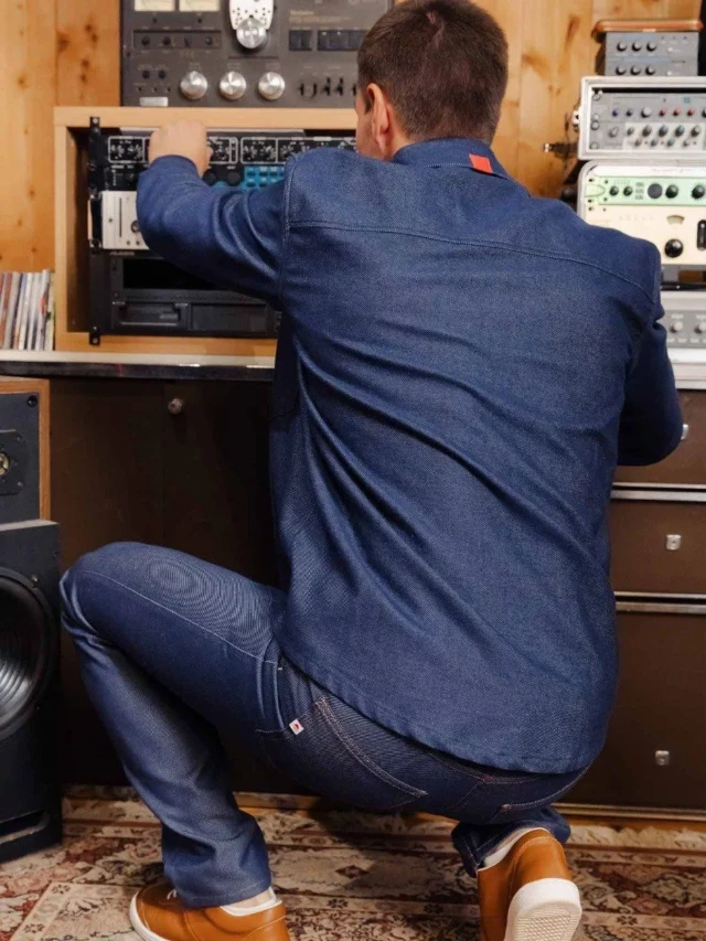 1083 - SURCHEMISE 721 DENIMORIGINAL coton bio bleu