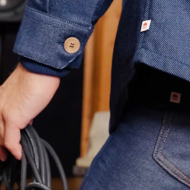 1083 - SURCHEMISE 721 DENIMORIGINAL coton bio bleu