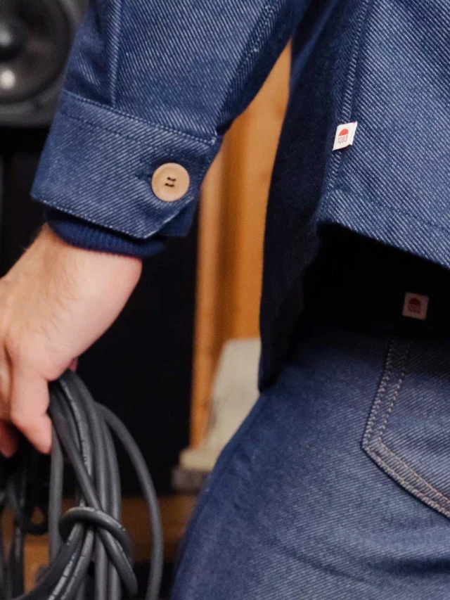 1083 - SURCHEMISE 721 DENIMORIGINAL coton bio bleu