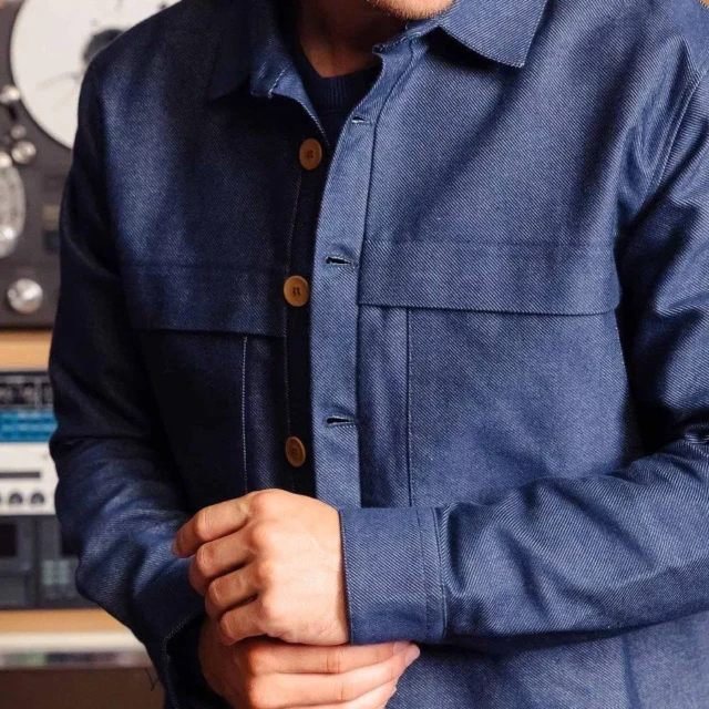 1083 - SURCHEMISE 721 DENIMORIGINAL coton bio bleu