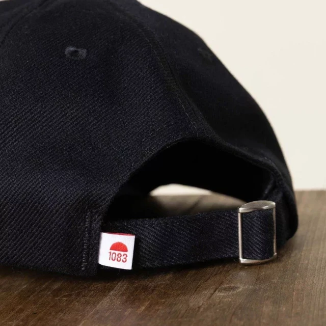 1083 - CASQUETTE 830 coton bio noir Unisexe