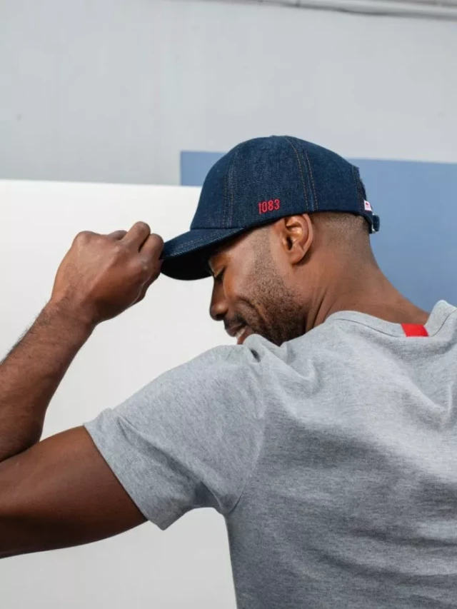 1083 - Casquette jeans bleu 830