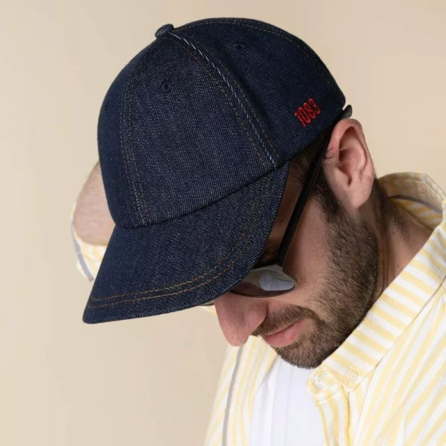 1083 - CASQUETTE JEANS bleu 830 coton bio Unisexe