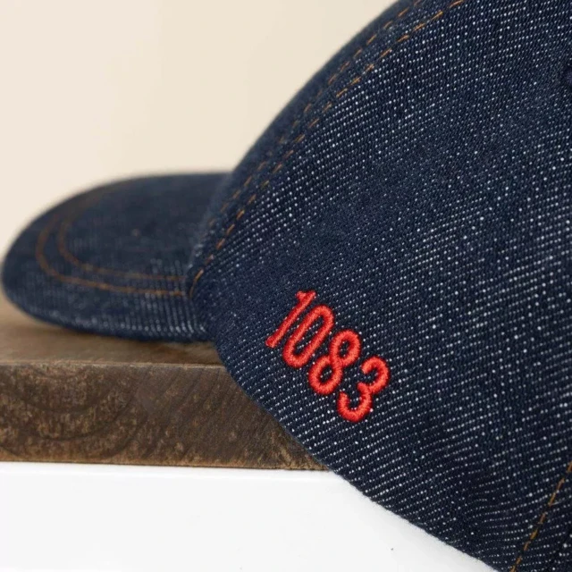 1083 - CASQUETTE JEANS bleu 830 coton bio Unisexe