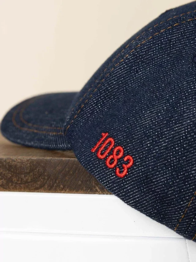 1083 - CASQUETTE JEANS bleu 830 coton bio Unisexe