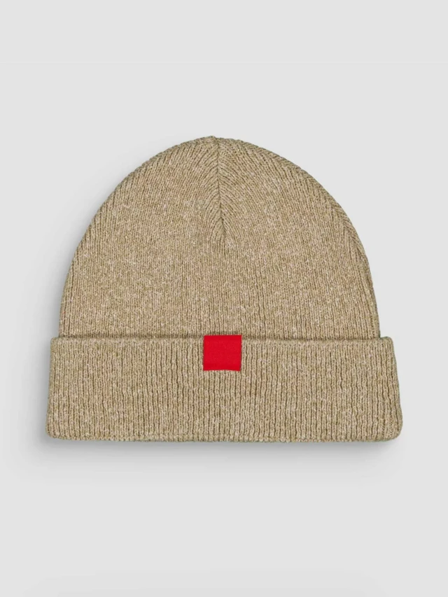 1083 - BONNET 841 coton recycle beige Unisexe