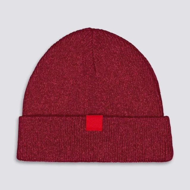 1083 - BONNET 841 coton recycle grenat Unisexe