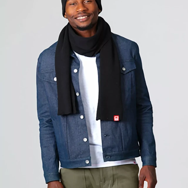 1083 - BONNET 841 coton recycle noir Unisexe