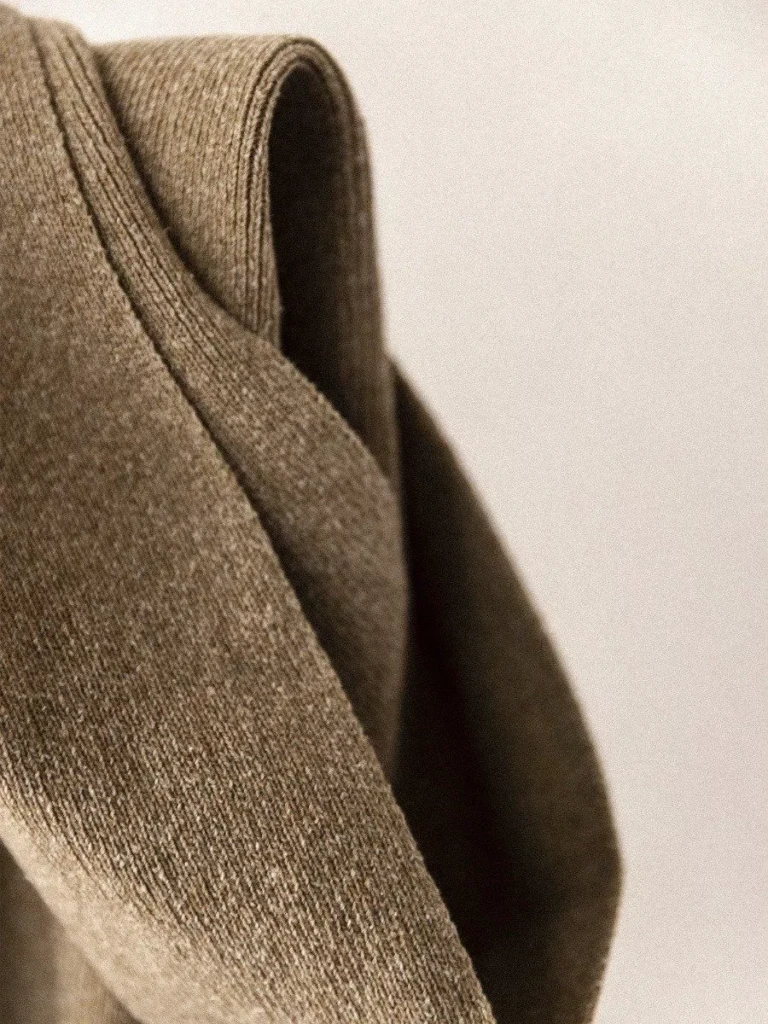 1083 - ECHARPE 842 écharpe beige coton recyclé durable