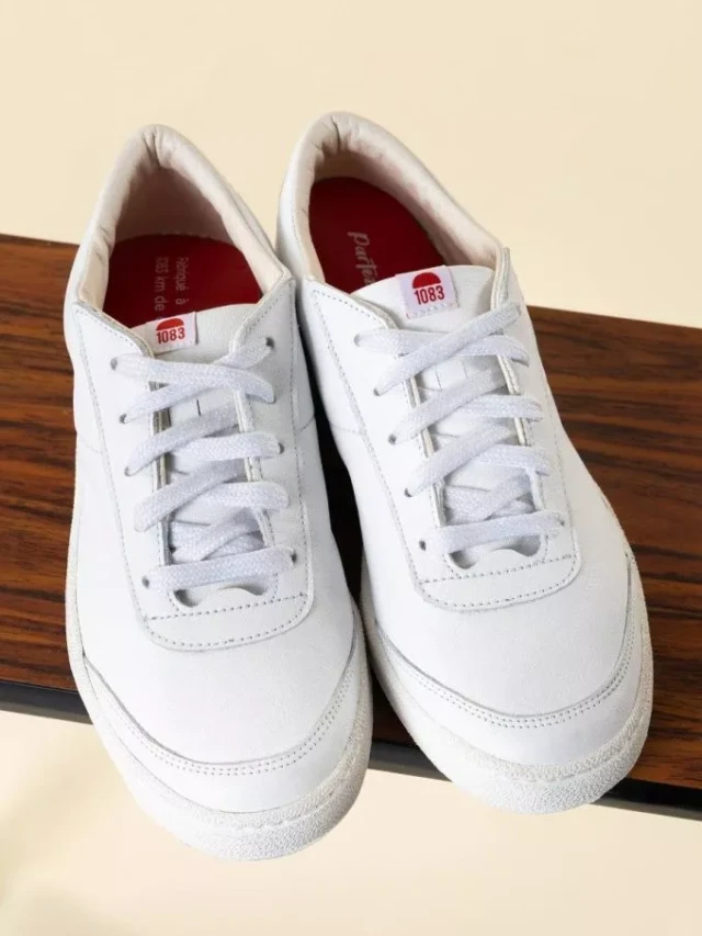 1083 - SNEAKERS 902 cuir blanc Unisexe